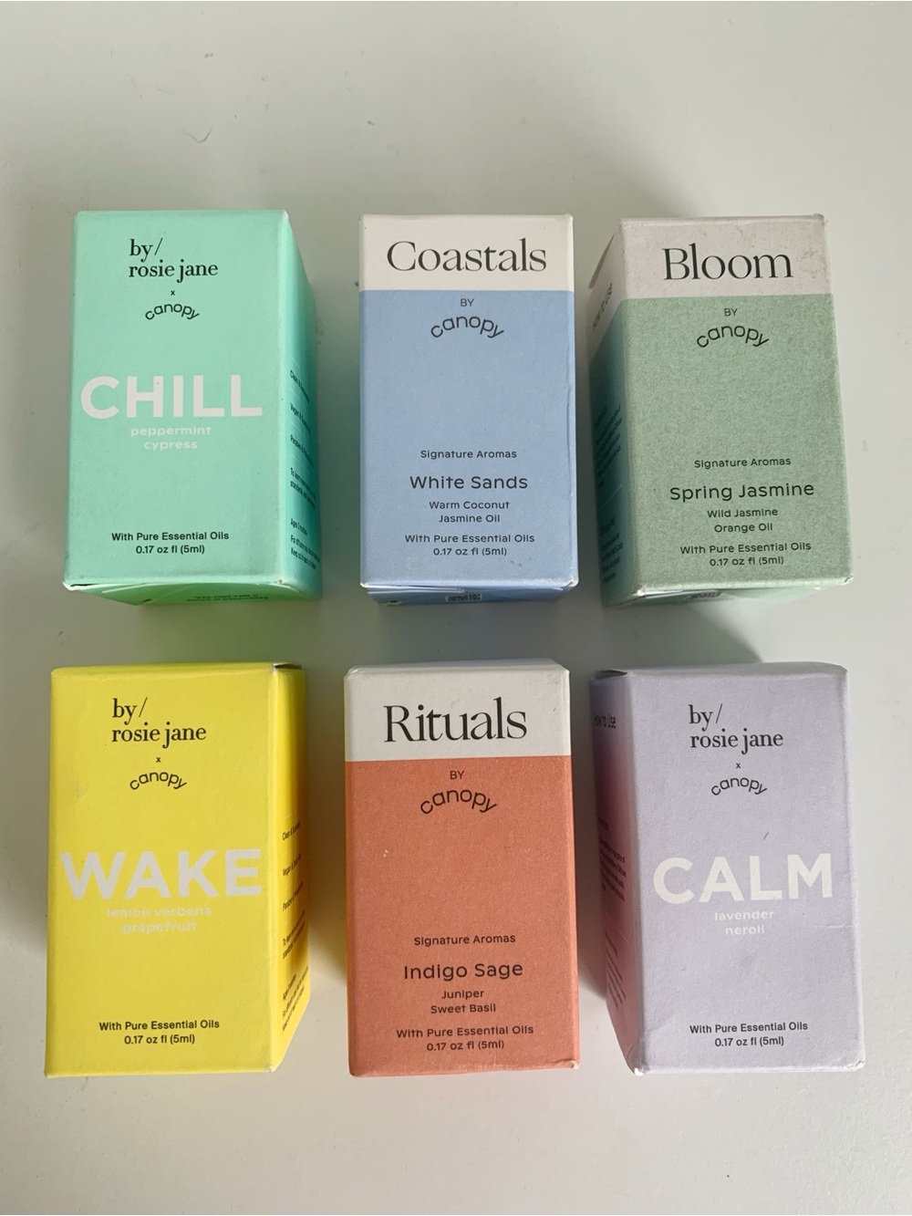 Canopy Essential Oils bundle of 6